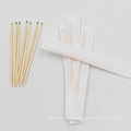 Individual bamboo mint flavored paper wrap toothpicks for fruit pick